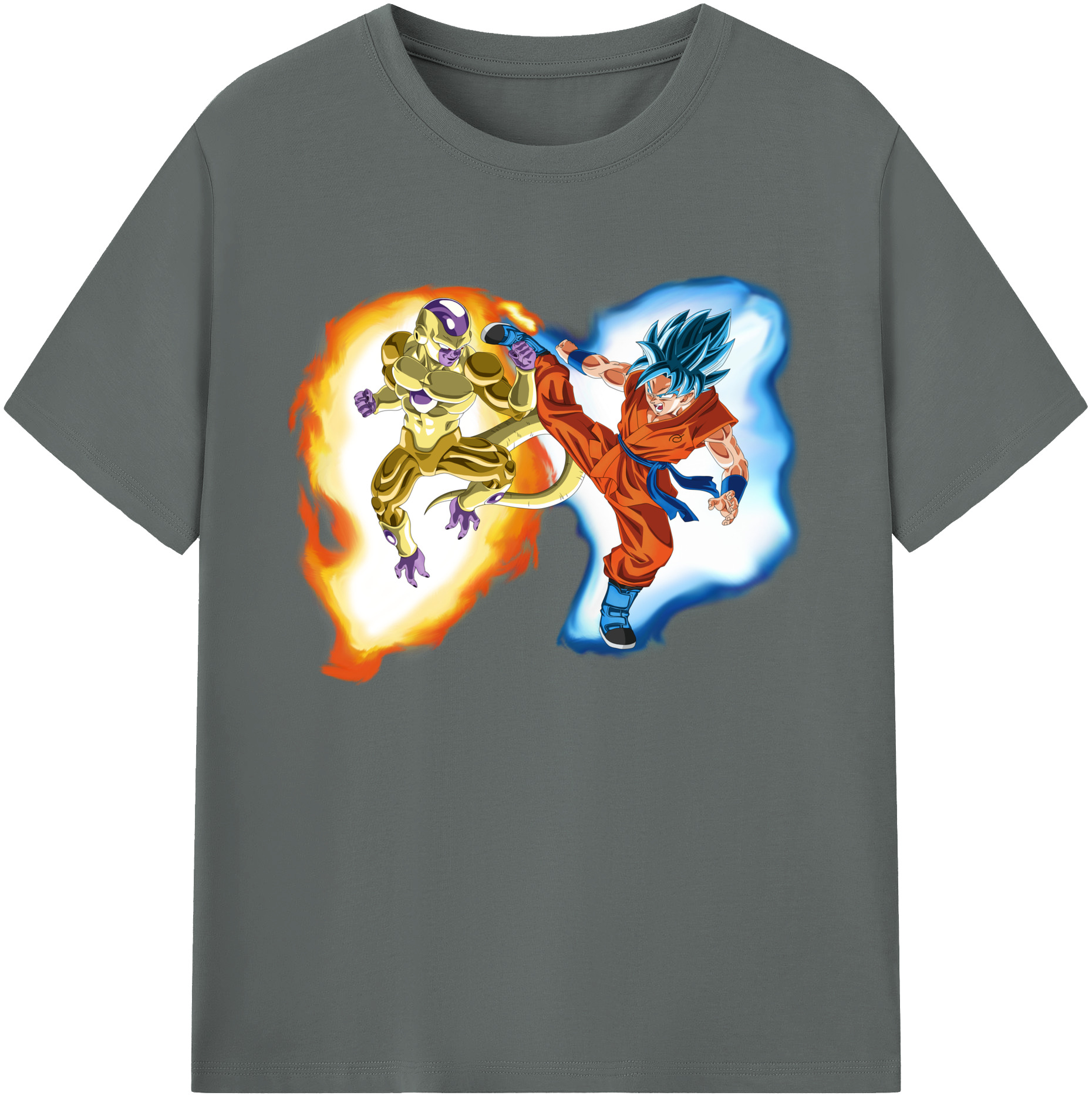 （画像用） ドラゴンボール フリーザ DRAGON BALL Frieza 綿100％ メンズ半袖Tシャツ｜肌触りやわらか＆通気性